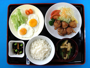 鶏竜田揚げ定食